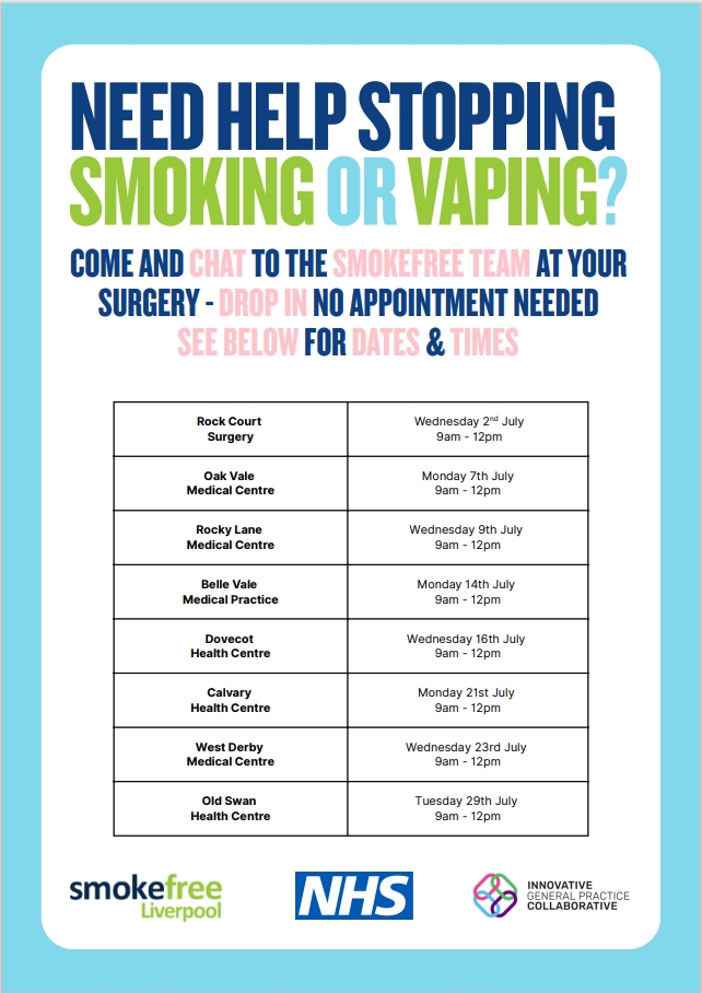 Smokefree Liverpool Surgery Events